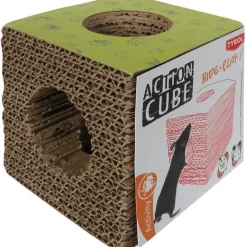 Discount TYROL Tunnel en forme de cube en carton pour rongeurs 10 cm