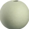 Discount LEONARDO Vase boule soliflore en céramique vert Bolla - Ø 10 x H 9 cm