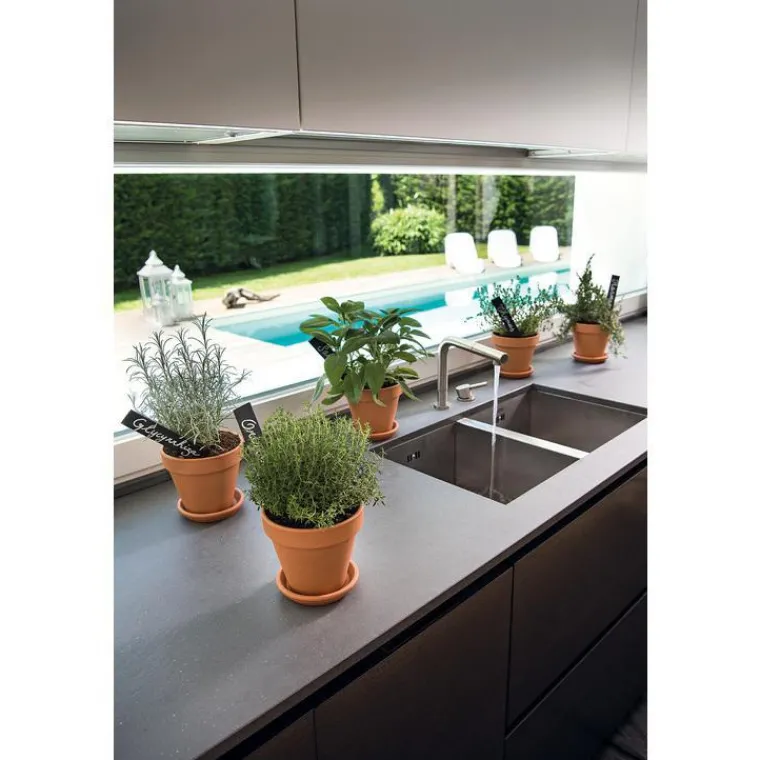 Hot DEROMA Vase brut rouge en terre cuite D.27 x H24