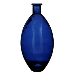 EDELMAN Vase coloris bleu en verre recyclé Qin - Ø 29 cm