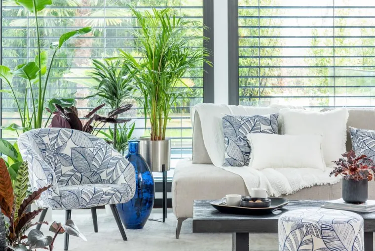 EDELMAN Vase coloris bleu en verre recyclé Qin - Ø 29 cm