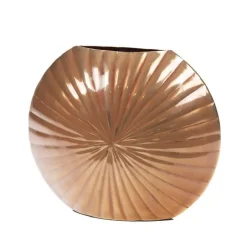 Hot CADES DESIGN Vase en aluminium Flower cuivre petit modèle - 23 x 9 x 20 cm