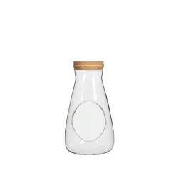 Clearance NATURALYS Vase en verre Labo M - Ø 12 x H 23 cm