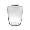 Sale NATURALYS Vase en verre transparent Lima taille L - Ø 25 x H 30 cm