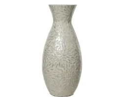 Hot KAEMINGK Vase long blanc Capiz - 20 x H 45 cm