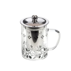 Outlet CADES DESIGN Verre pour le thé Tea For One Olivia coloris transparent en verre - 9 x 13,5 x 12 cm