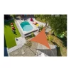Clearance JARDILINE Voile ombrage orange triangulaire extensible - 5 m