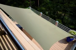 Hot MOREL Voile rectangulaire en toile beige sable Jardiline Austral - 4 x 3 m