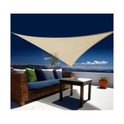 Online MOREL Voile triangulaire en toile beige sable Jardiline Austral - 3,6 m