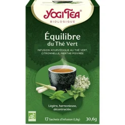 Discount YOGI TEA Équilibre du thé vert – La boîte de 17 sachets