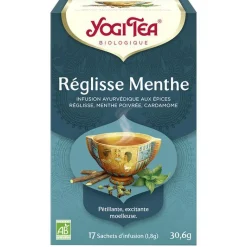 Best YOGI TEA Réglisse menthe – La boîte de 17 sachets