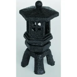 Online SUPERFISH Zen Déco Lantern Noire Résine 8,5x8,5x16 cm